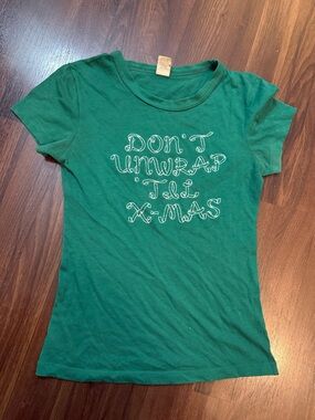 Hollister Green Short-Sleeve Graphic Tee